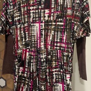 Short sleeved printed tunic